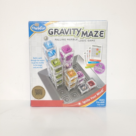 ThinkFun Gravity Maze Marble Run Brain Game and STEM Toy for Boys and Girls Age - Picture 2 of 5